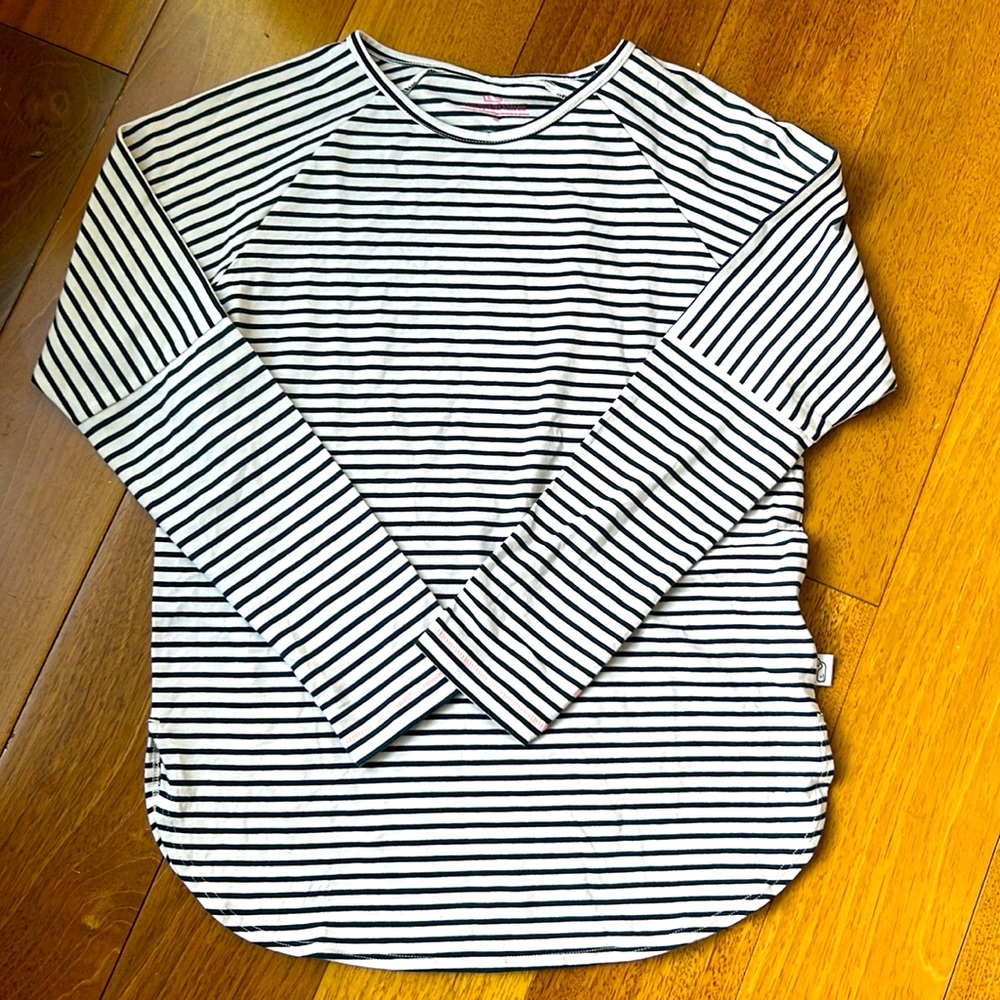VINEYARD VINES striped shirt girl’s XL (16) - Picture 1 of 6